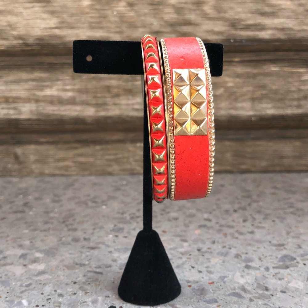 Orange / Gold Bangles